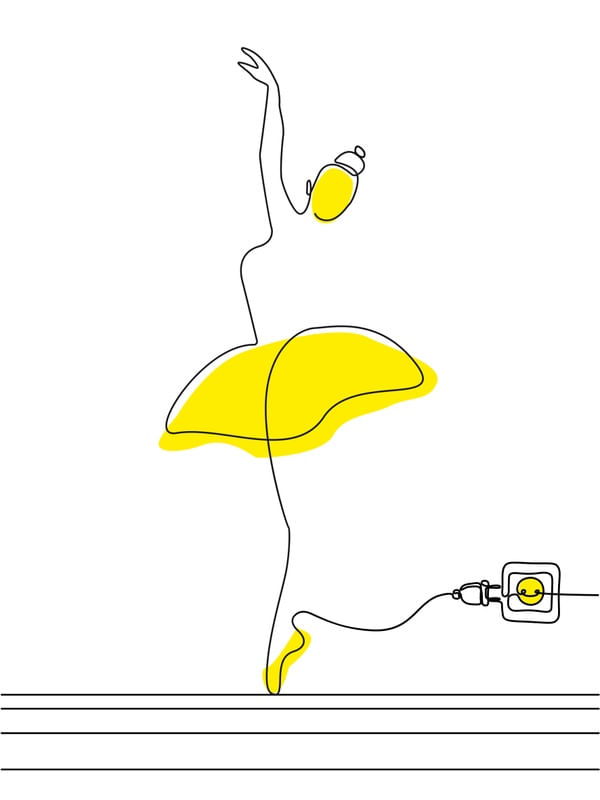 BAILARINA ILUMINADA