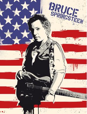 BRUCE SPRINGSTEEN POP ART
