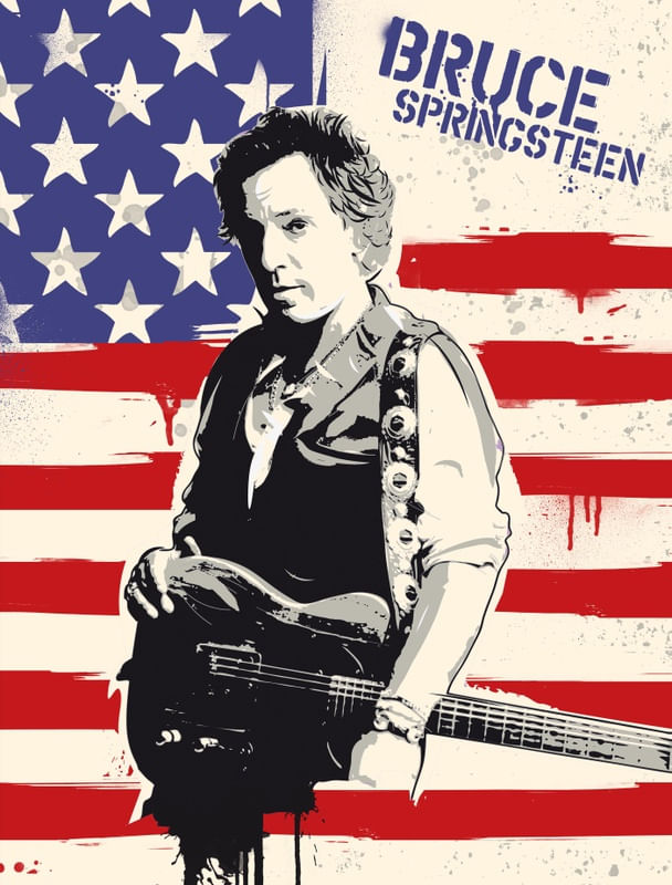 BRUCE SPRINGSTEEN POP ART