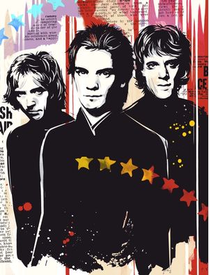 THE POLICE POP ART