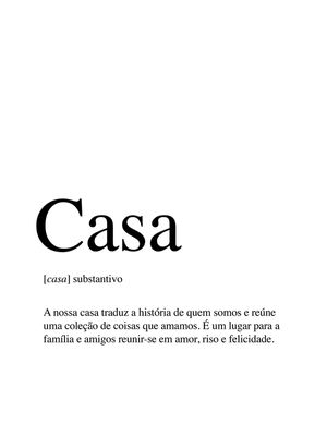 CASA SIGNIFICADO