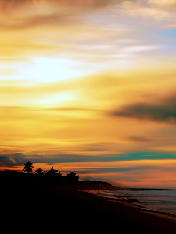 PAISAGEM POR DO SOL