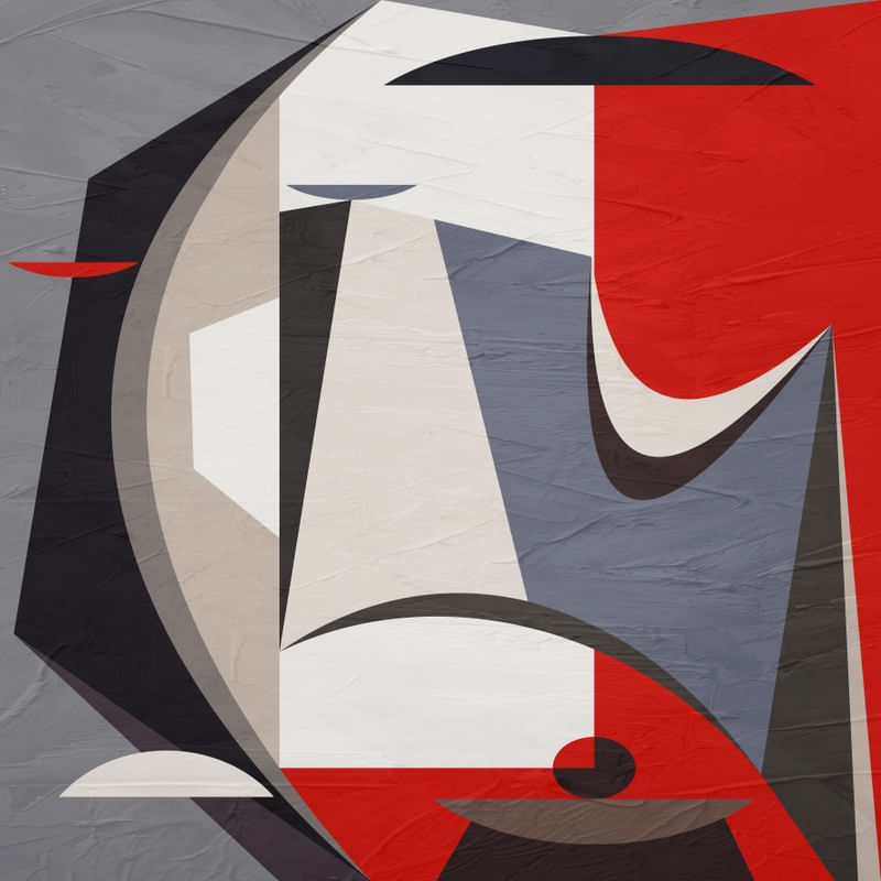 ABSTRATO GEOMETRICO - 563A - Q