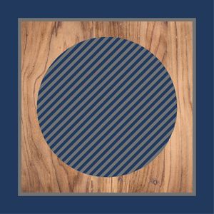 GEOMETRICO BLUE WOOD 02 - POR PAULA NANI