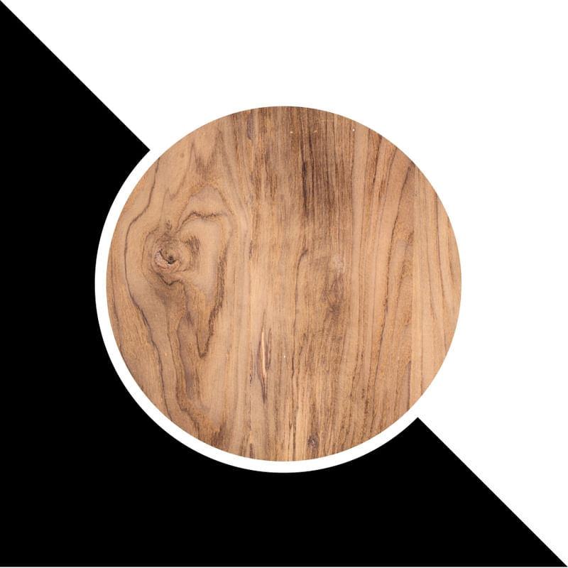 GEOMETRICO BLACK&WHITE WOOD 03 - POR PAULA NANI