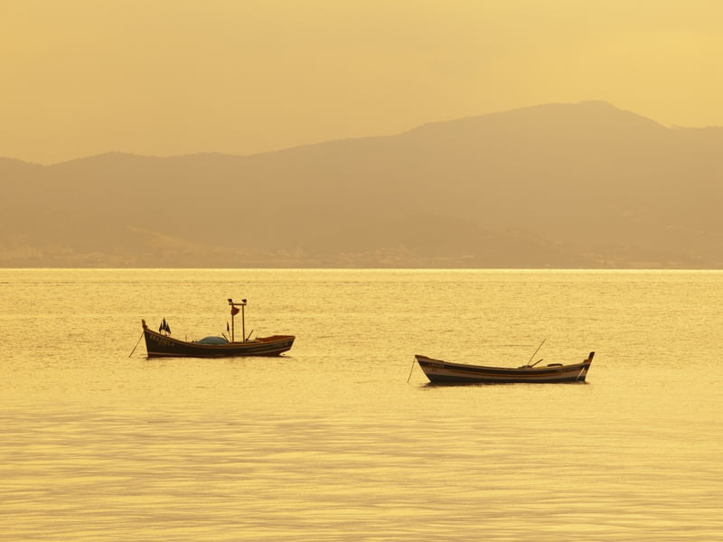 BARCOS AO ENTARDECER I