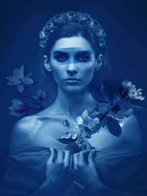 LADY IN BLUE