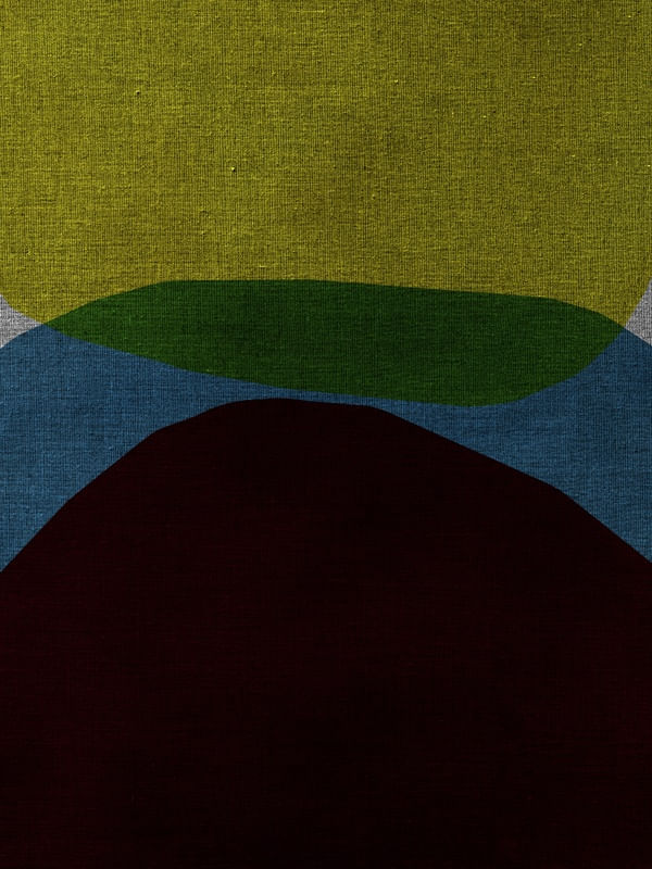 ABSTRACT ART PORTRAIT - RED AND YELLOW V2