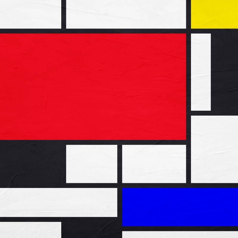ESTILO PIET MONDRIAN - 10A - Q