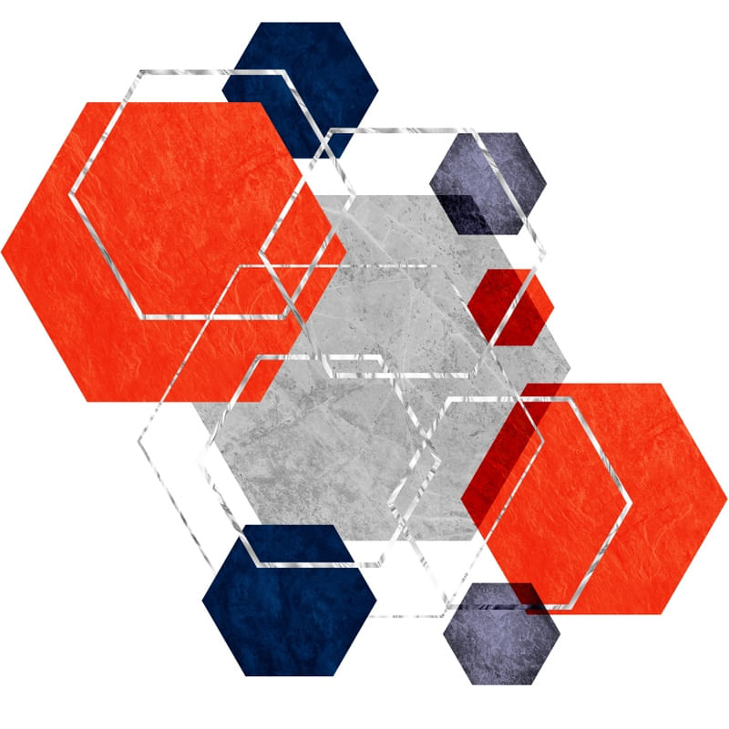 GEOMÉTRICO HEXAGONAL - 08A - Q