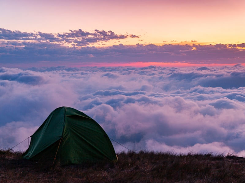 CAMPING NO ALTO DA MONTANHA