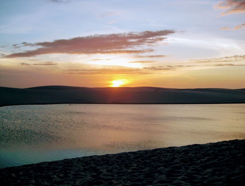 PÔR DO SOL EM LENÇOIS 2