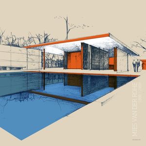 MIES VAN DER ROHE 1 POR CARLOS IGLESIAS 90X90
