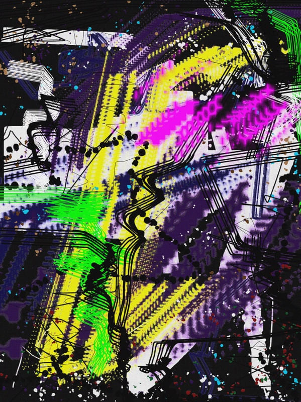 ABSTRACT PAINTING - FINE ART #016