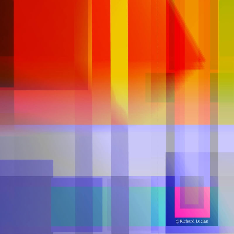 ABSTRACT COLOR OF THE SUNSET - II