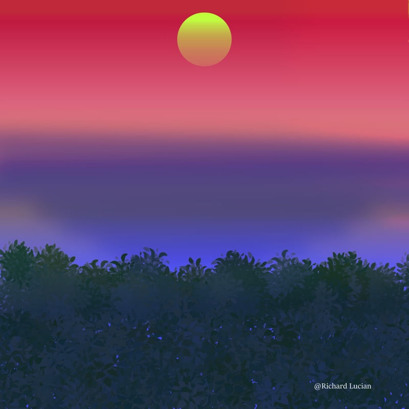 SUNSET AT SEA - II