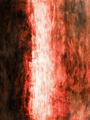 MIDNIGHT WATERFALL CORAR VERMELHO, ABSTRATO ORGANICO PINTURA