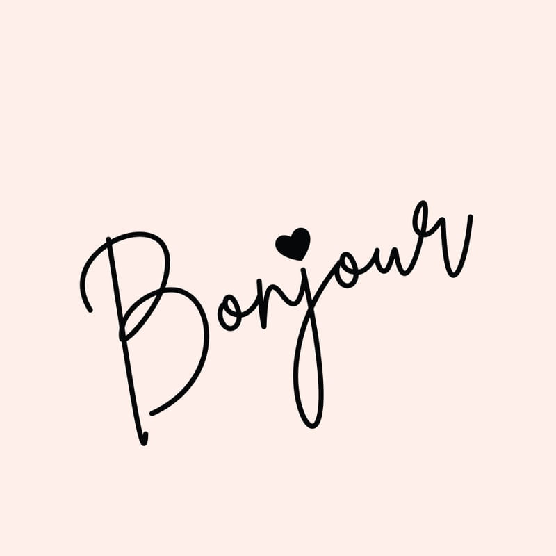 BONJOUR PARIS FRANÇA ROSA
