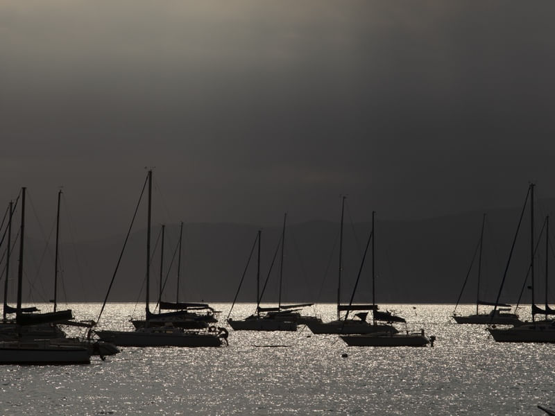 CONTRASTE - VELEIROS NA PRAIA DE SANTO ANTONIO DE LISBOA