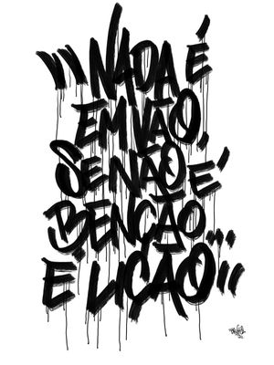 NADA É EM VÃO GRAFF