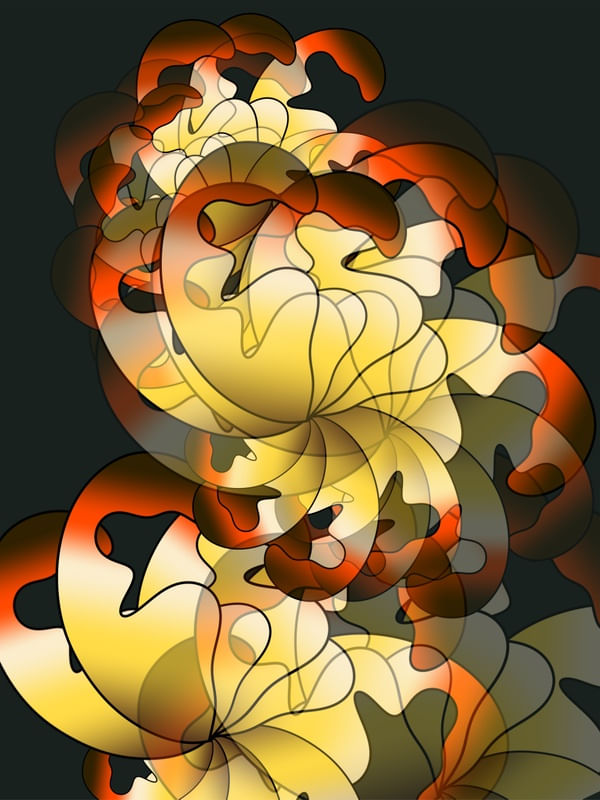 FLORAL ABSTRATO 005