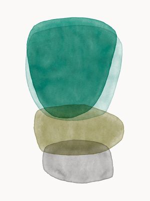 ABSTRACTION IN GREEN TONES