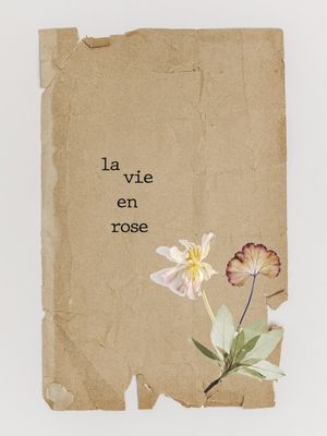 LA VIE EN ROSE TYPEWRITER