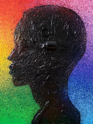 ROSTO IMERSO NAS CORES