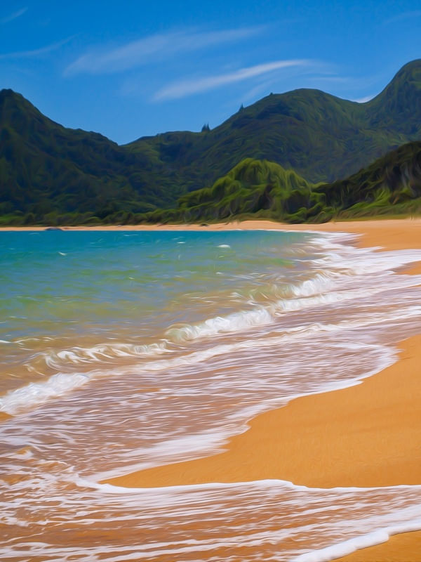 OIL PAINT DIGITAL - PRAIA - 10A