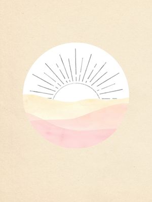 PASTEL CIRCLE SUN