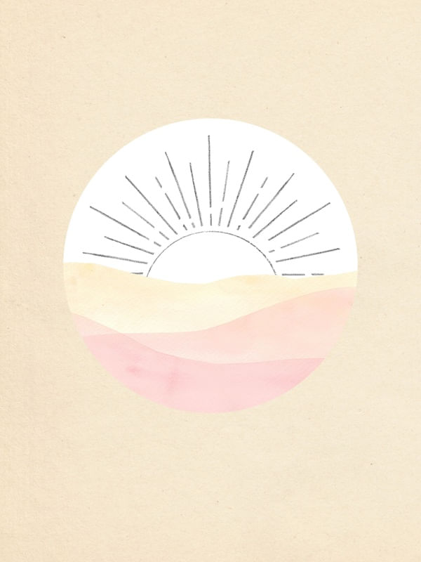 PASTEL CIRCLE SUN