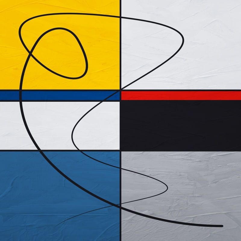 ABSTRATO GEOMETRICO - 168A - Q