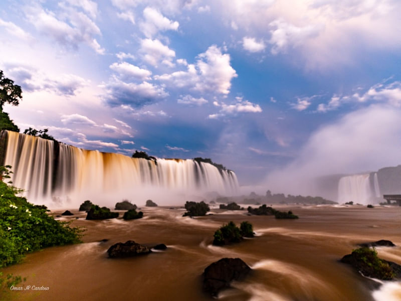 CATARATAS DO IGUAÇU SALTO PRINCIPAL POESIA EM BAIXA VELOCIDADE
