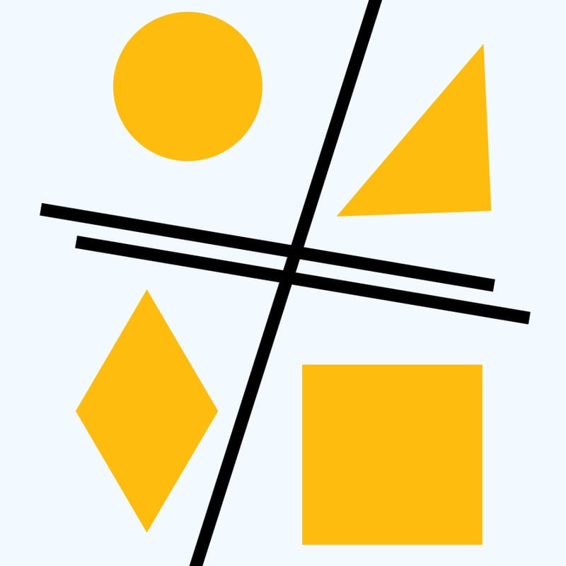 ABSTRATO GEOMETRICO - 298A - Q