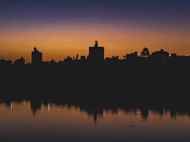 ANOITECEU NA REPRESA