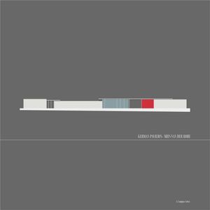 MIES VAN DER ROHE - PAVILHÃO ALEMÃO POR C.CAMPOS 30X30CM
