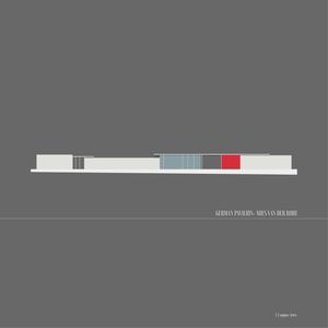 MIES VAN DER ROHE - PAVILHÃO ALEMÃO POR C.CAMPOS 47,5X47,5CM