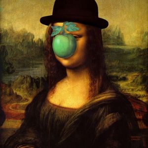 MONA MAGRITTE QUADRADA