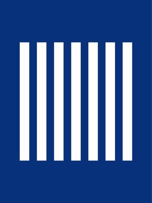 AZUL COM LISTRA MINIMALISTA