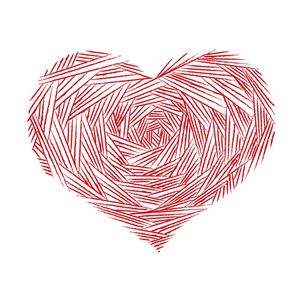 CORAÇÃO INFINITO VERMELHO