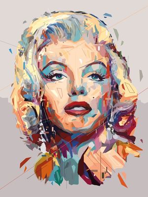 MARILYN MONROE COLOR GEO