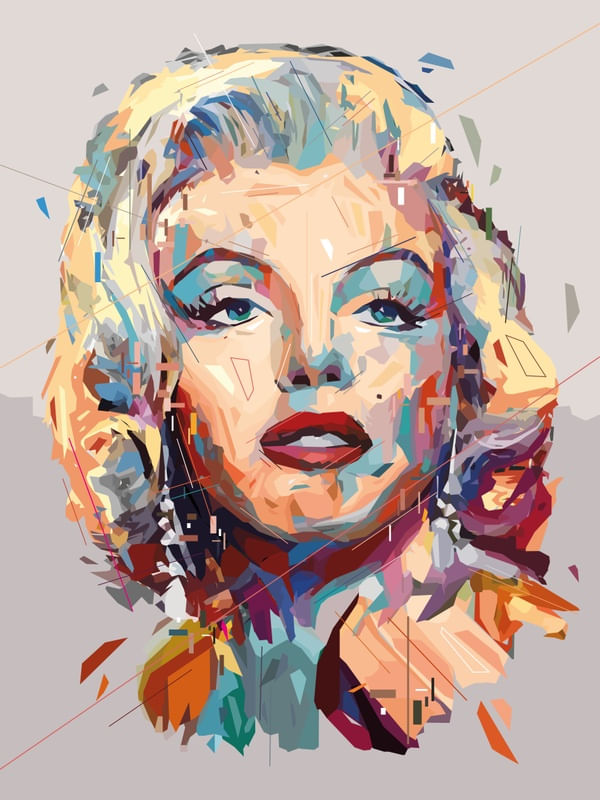 MARILYN MONROE COLOR GEO