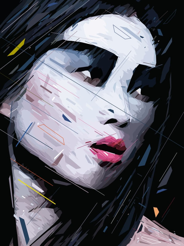 GEOMETRIC ORIENTAL EYES