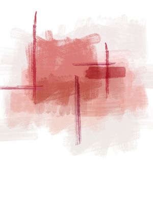 PINCEL ABSTRATO VERMELHO