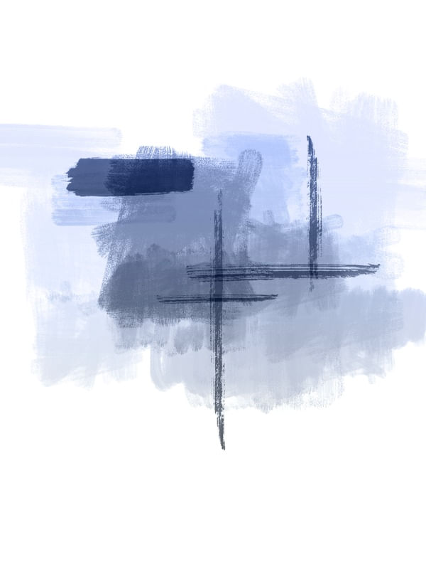 PINCEL ABSTRATO AZUL