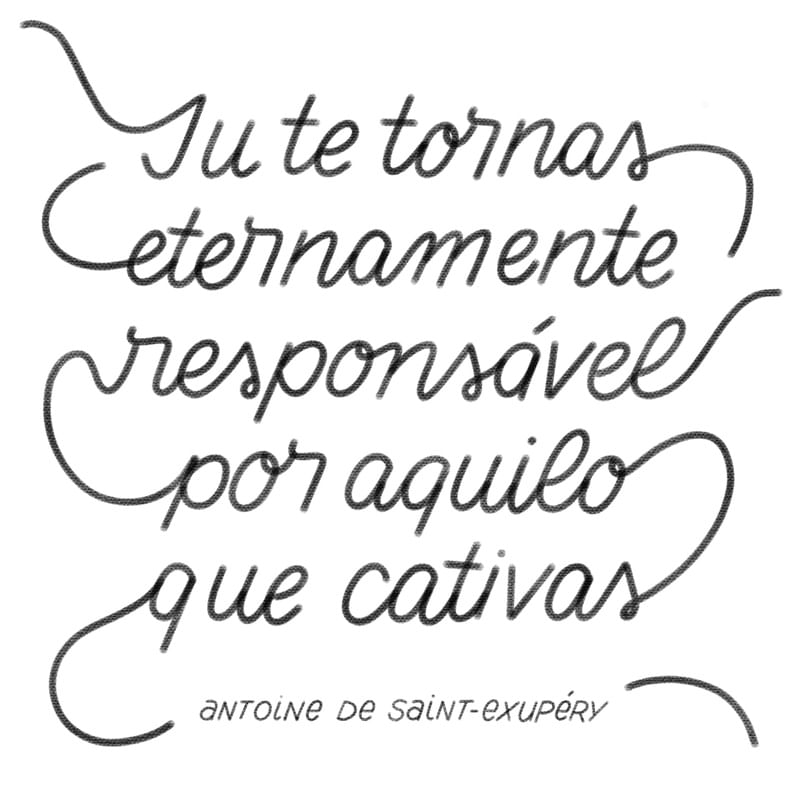 ETERNAMENTE - PEQUENO PRÍNCIPE - BRANCO E PRETO