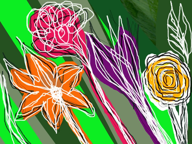 NATUREZA FLORES ARTISTA GLORIA RIMES