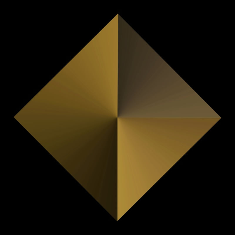 CUBO MAGICO AMARELO OURO