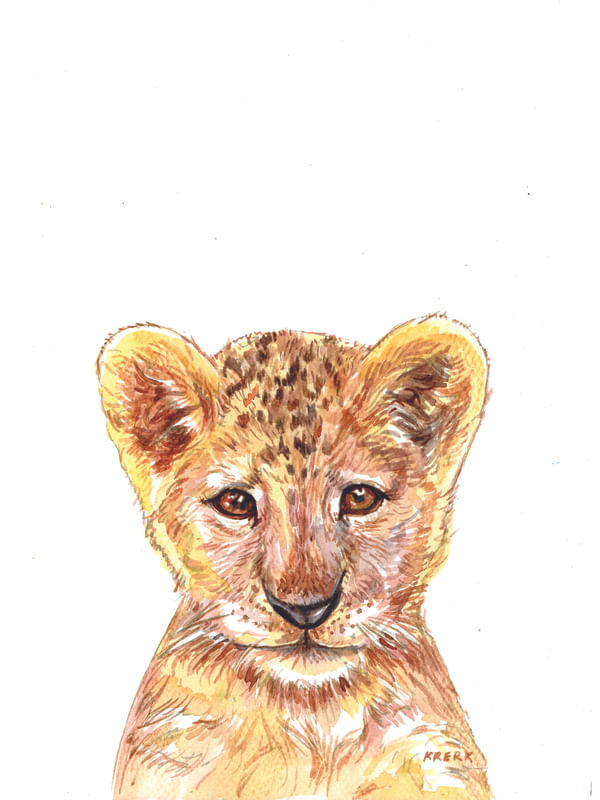 LEAOZINHO AQUARELA