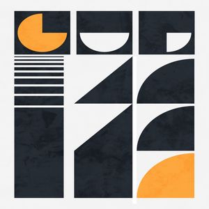 ABSTRATO GEOMETRICO - 228B - Q